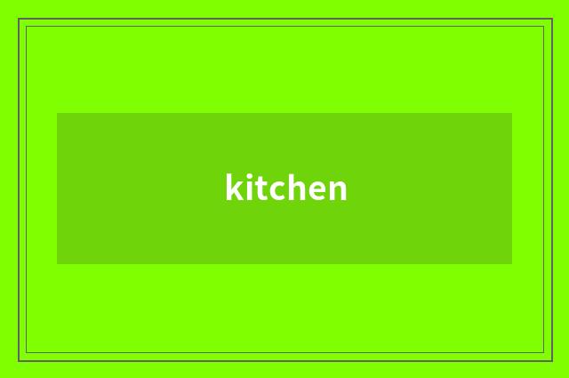 kitchen