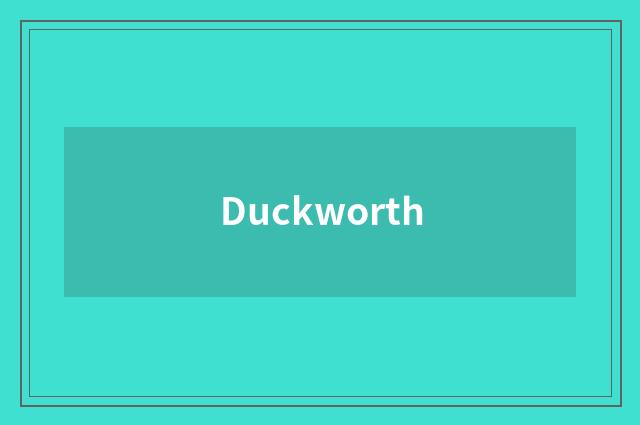 Duckworth
