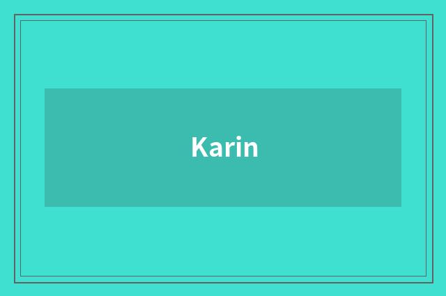 Karin