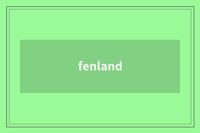 fenland
