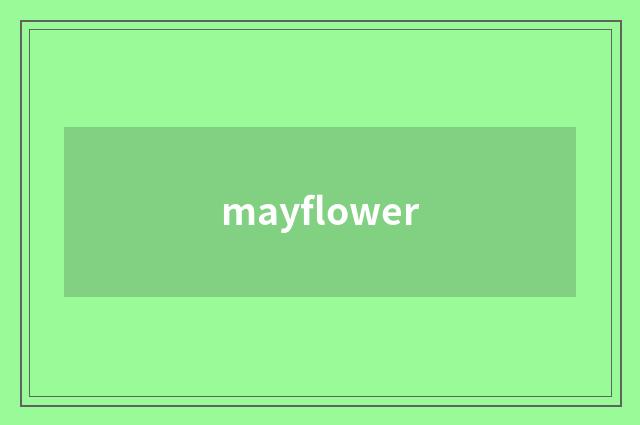 mayflower