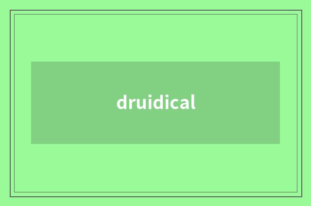 druidical