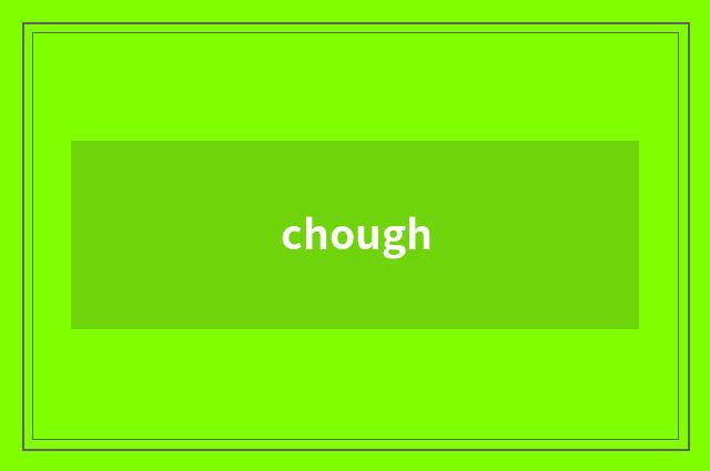 chough