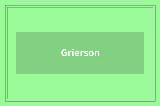 Grierson