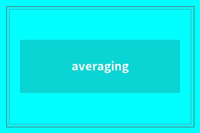 averaging
