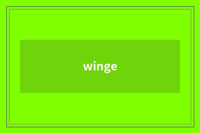 winge