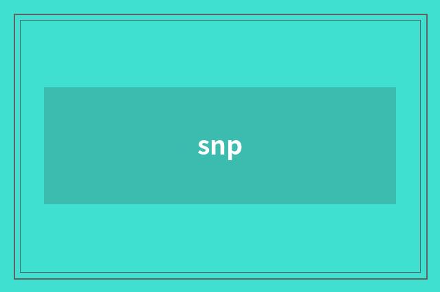 snp