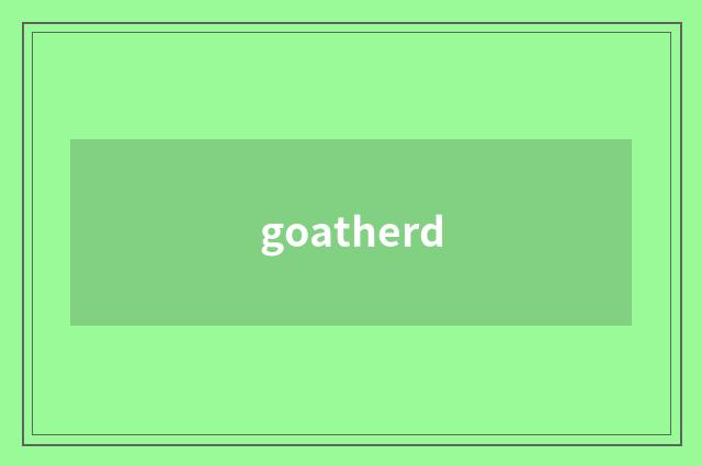 goatherd