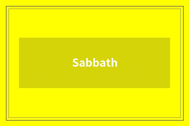 Sabbath