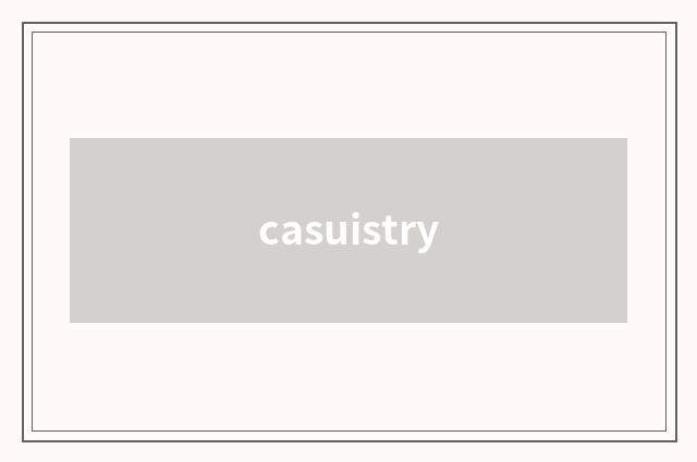 casuistry