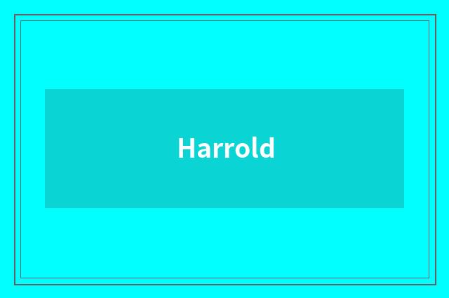 Harrold