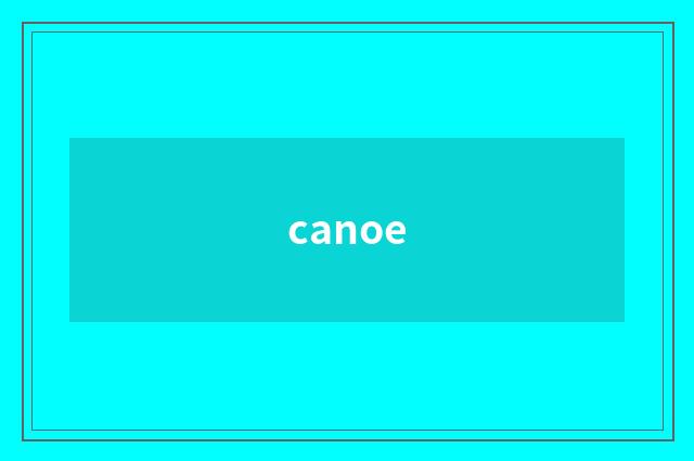 canoe