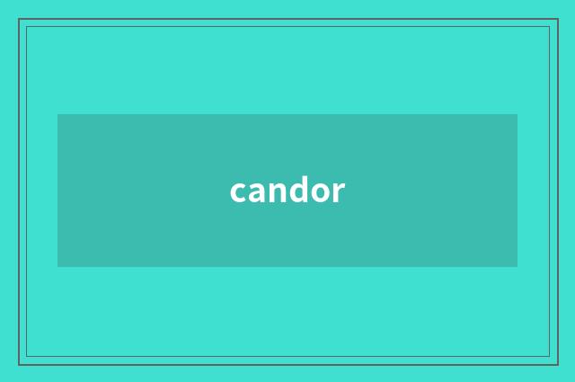 candor