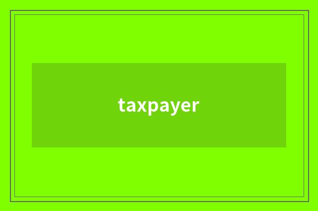 taxpayer
