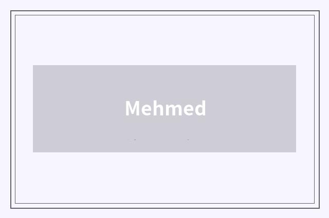 Mehmed
