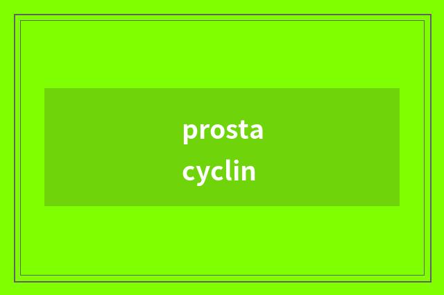 prostacyclin