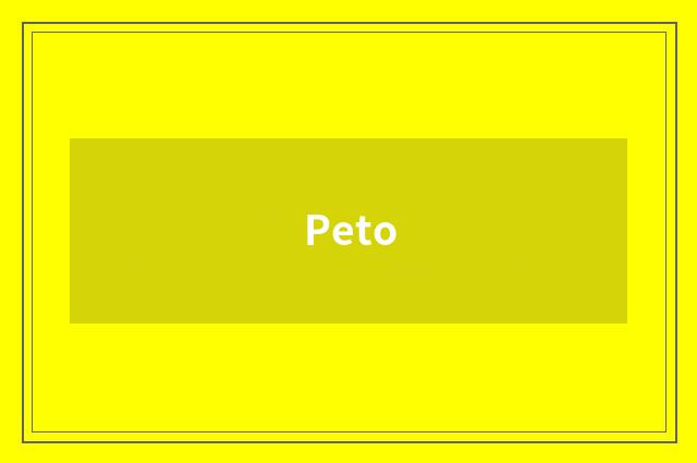 Peto