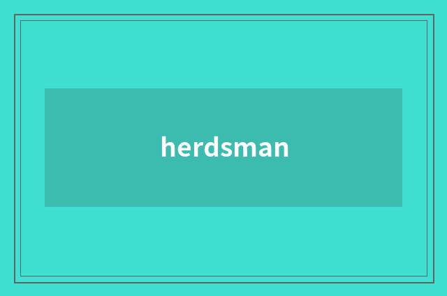 herdsman