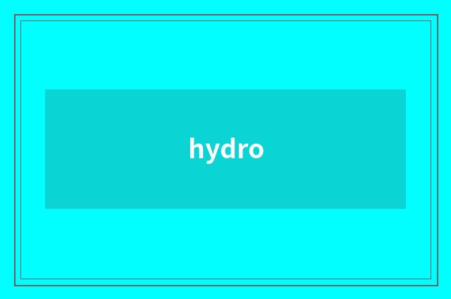 hydro