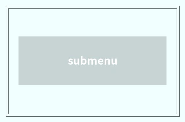 submenu