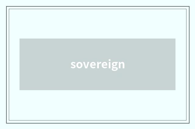 sovereign