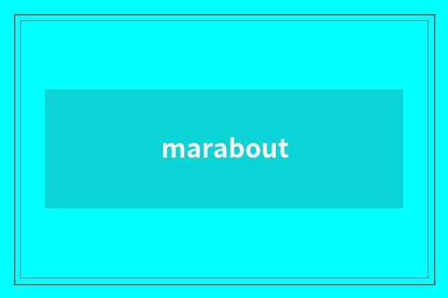 marabout