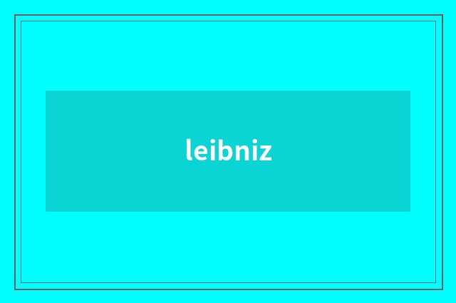 leibniz
