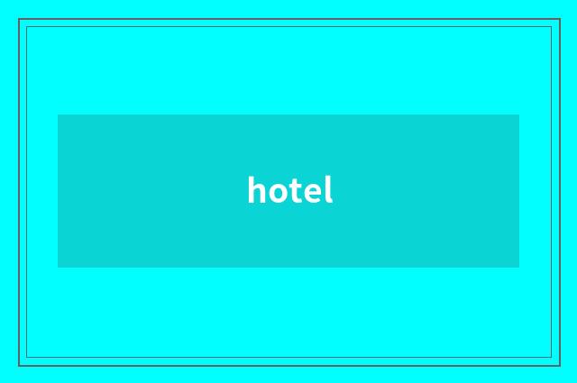 hotel