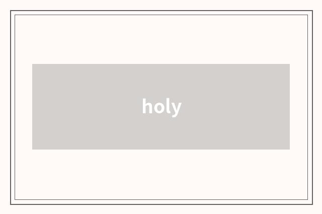 holy