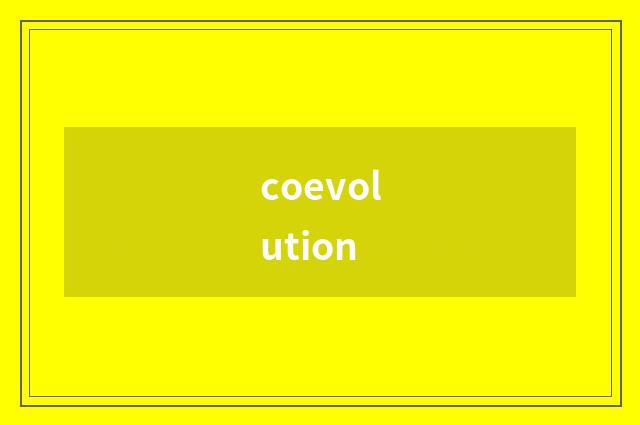 coevolution
