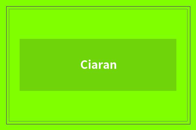 Ciaran