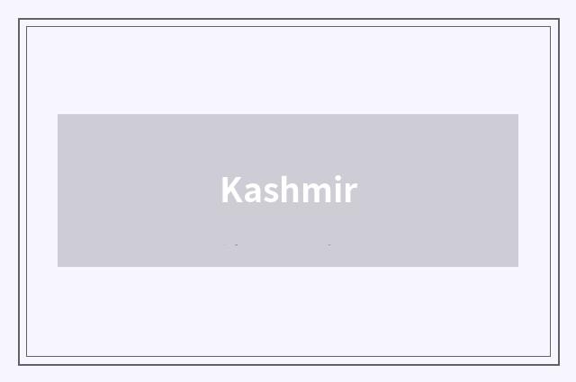 Kashmir