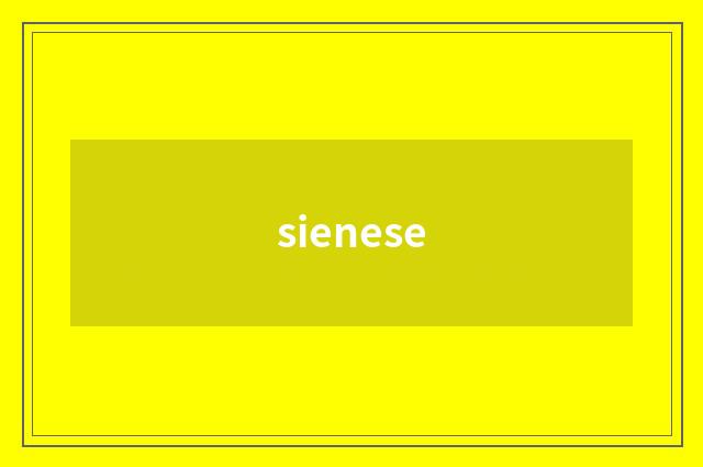 sienese