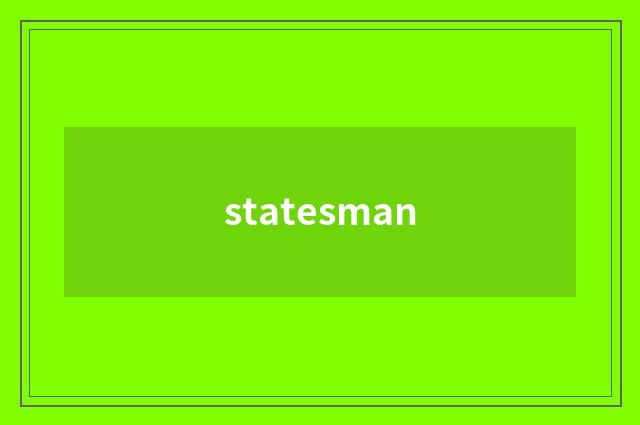 statesman