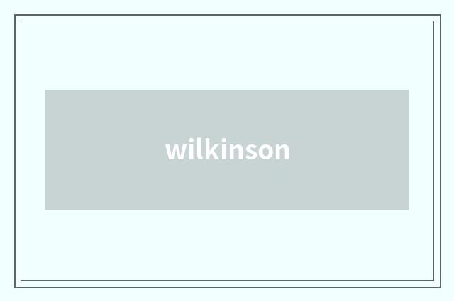 wilkinson