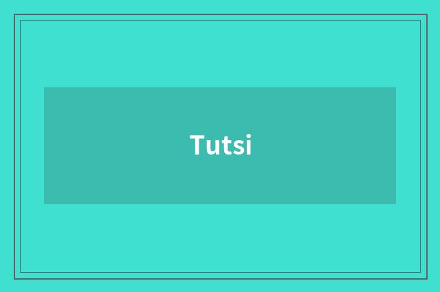 Tutsi