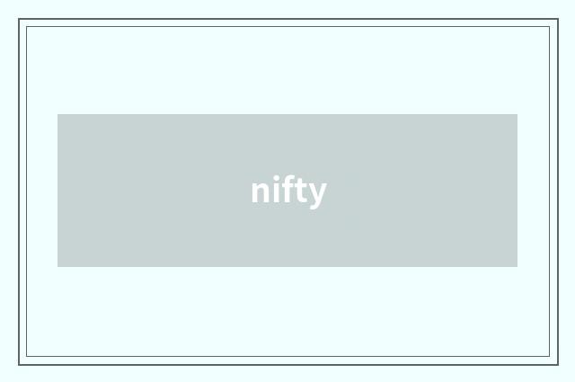 nifty