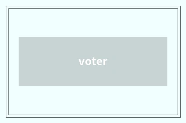voter