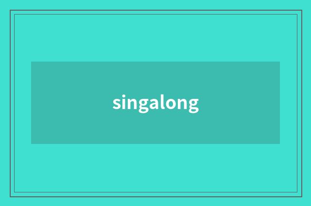 singalong