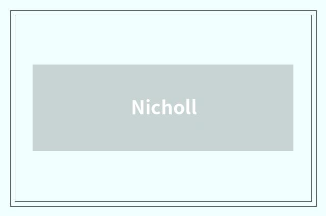 Nicholl