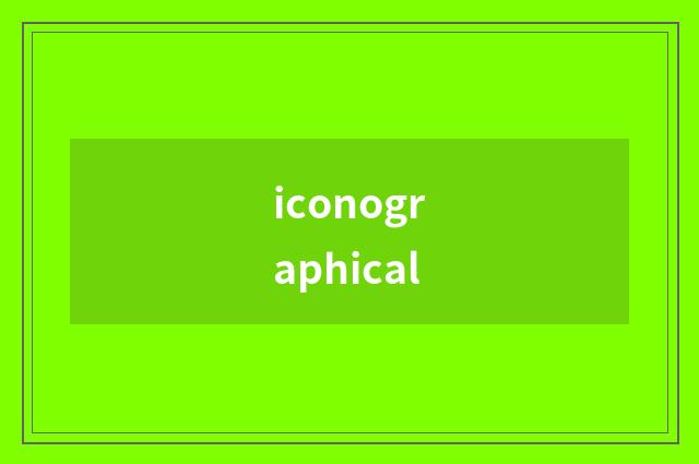 iconographical