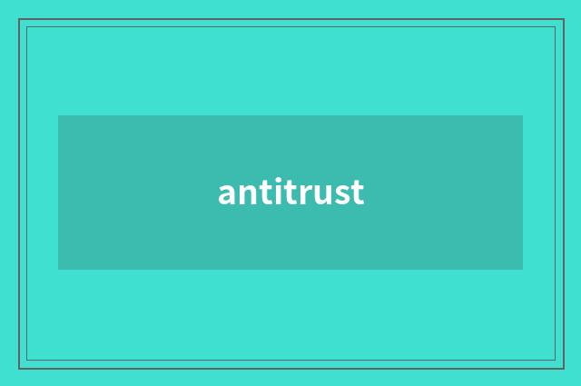 antitrust