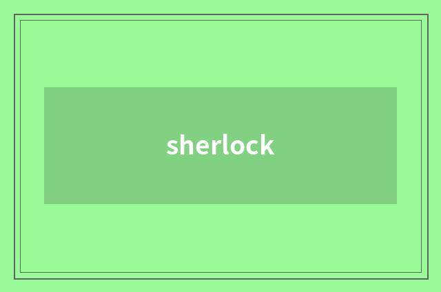 sherlock