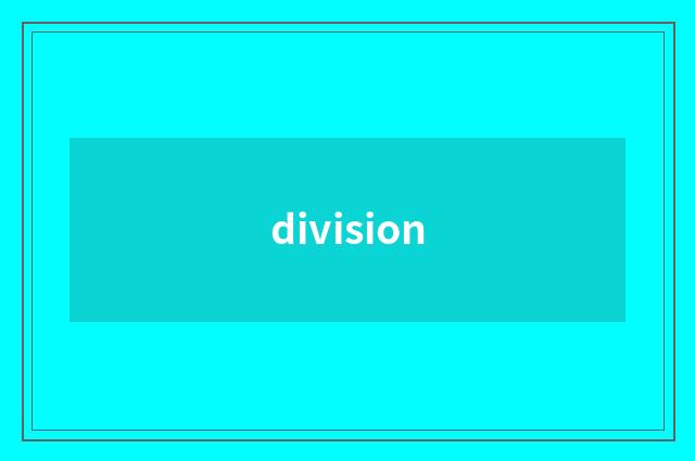 division