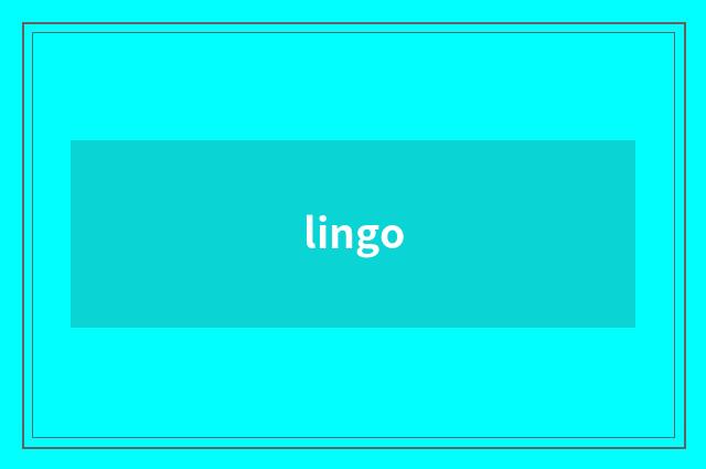 lingo