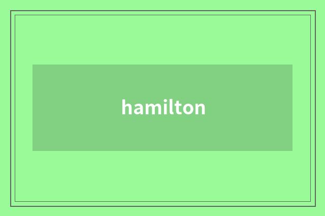 hamilton