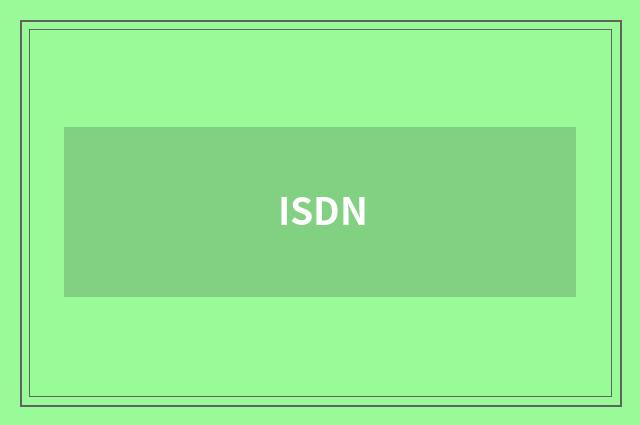 ISDN