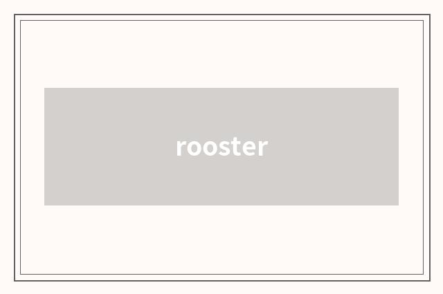 rooster