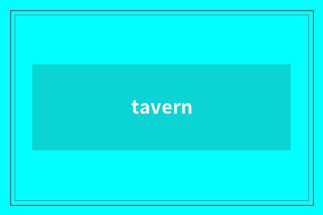 tavern