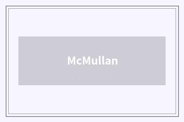 McMullan